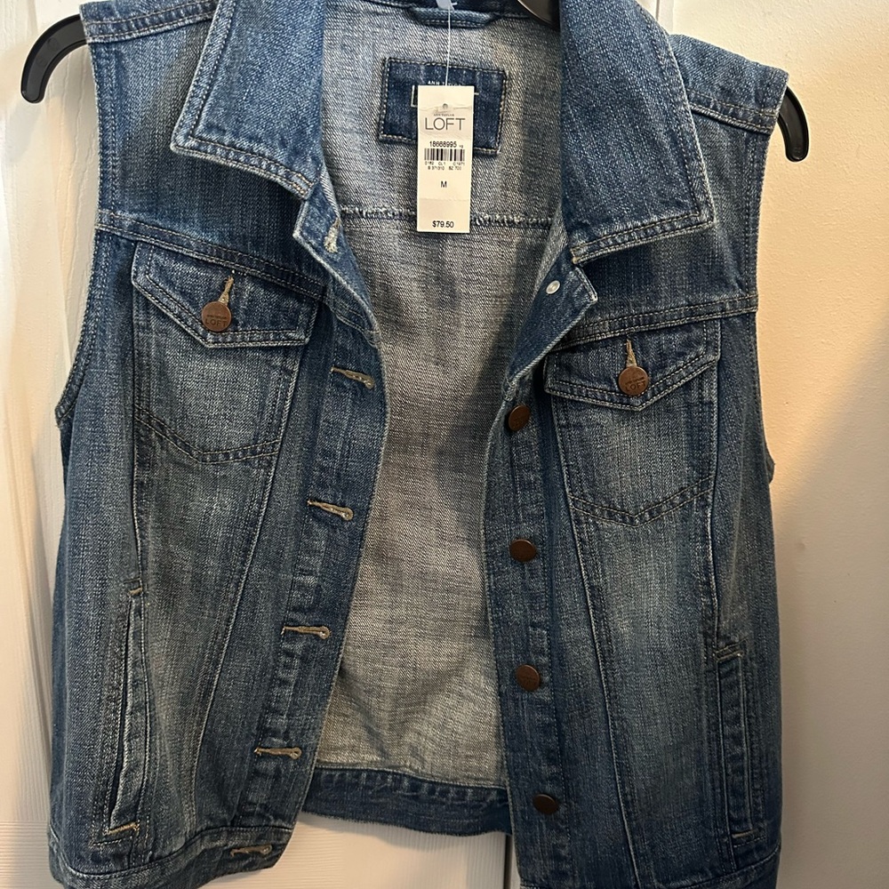 LOFT Classic Blue Denim Jacket